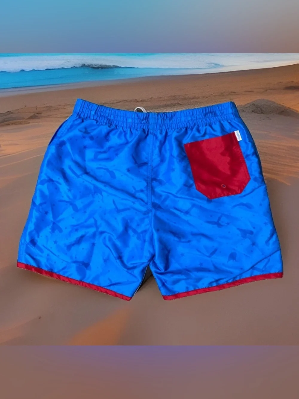 Chubbies Men's Size L - 7” Classic  Swim Trunks Mesh American Eagle USA Patriot